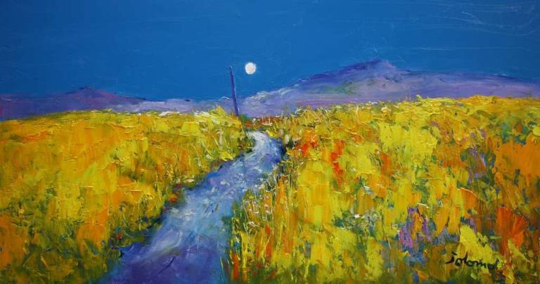 Angus Hayfields 16x30 - John Lowrie Morrison