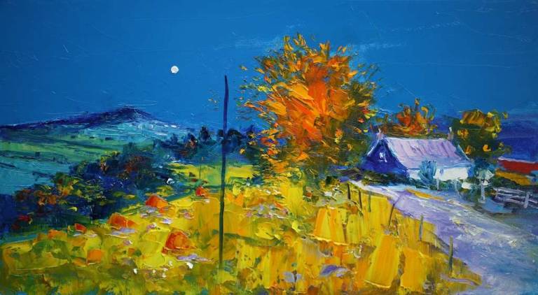 Autumn in an Angus Glen Horniehaugh 10x18 - John Lowrie Morrison