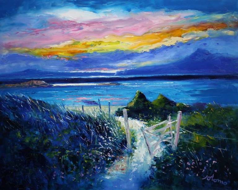 Dawnlight Through The Gate Iona 24x30 - John Lowrie Morrison