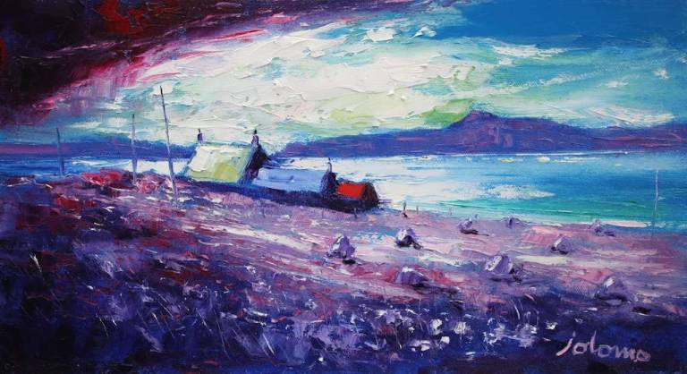 Early morninglight over Iona 10x18 - John Lowrie Morrison