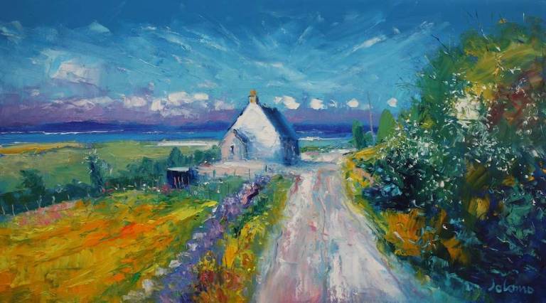 Early summerlight Isle of Bute 18x32 - John Lowrie Morrison