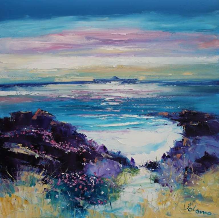 The Dutchman's Cap from Iona 24x24 - John Lowrie Morrison