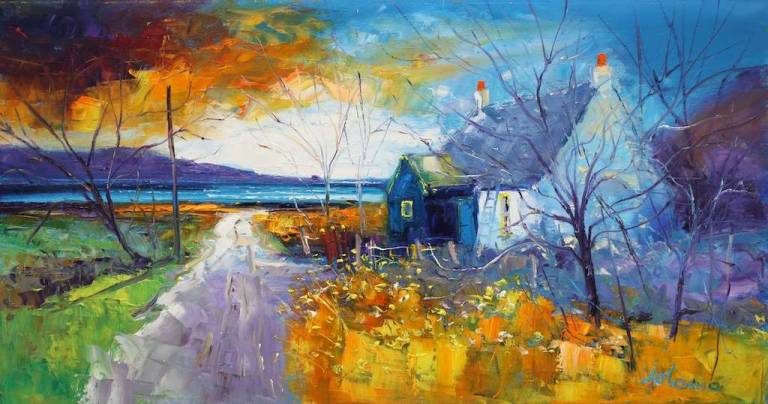 Archie The Jura's House Keills 16x30 - John Lowrie Morrison