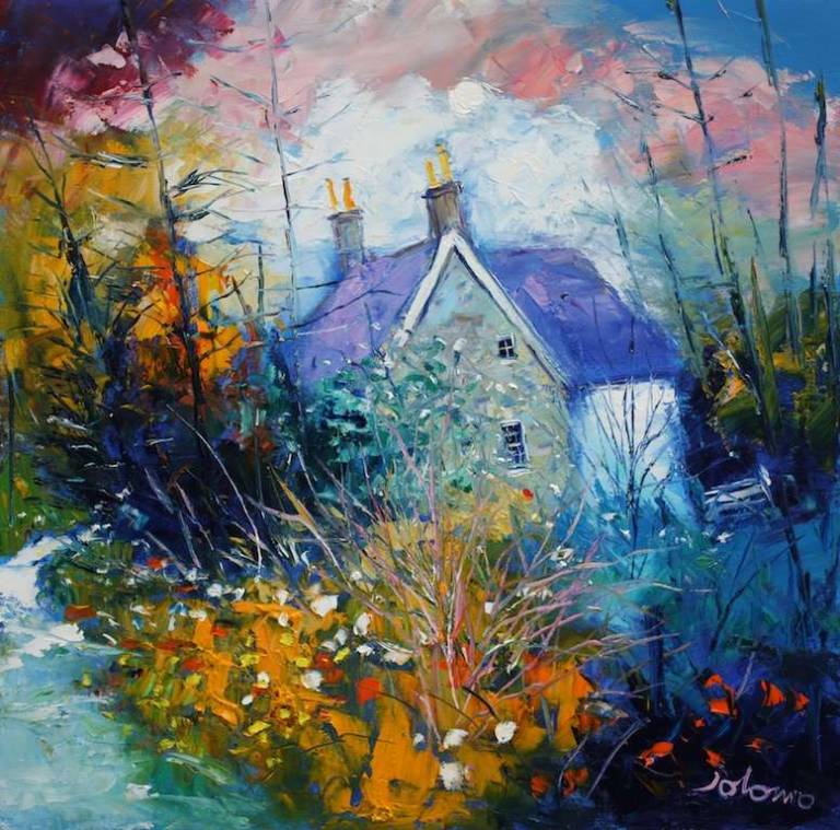 Eveninglight Ashield Knapdale 24x24 - John Lowrie Morrison