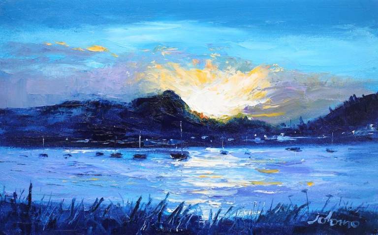 Fading Light Tayvallich 10x16 - John Lowrie Morrison