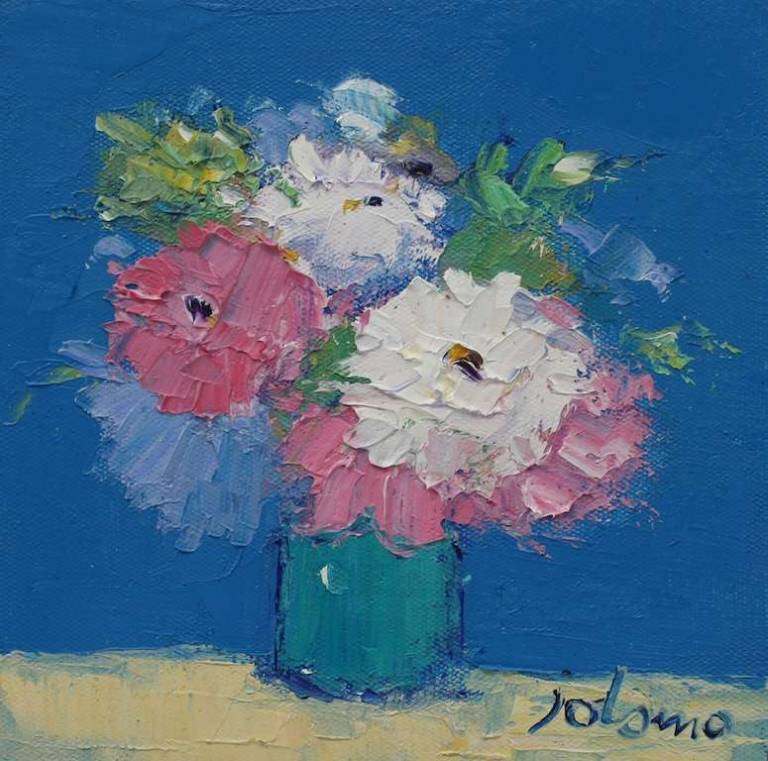 Mixed Blooms 6x6  - John Lowrie Morrison