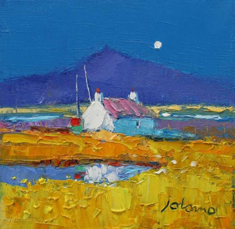 Wee Croft House South Uist 6x6 - John Lowrie Morrison