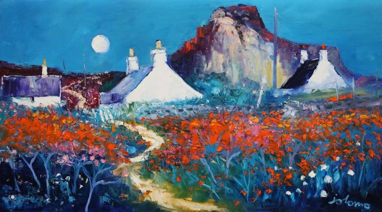 An Easdale Island Croftscape 18x32 - John Lowrie Morrison