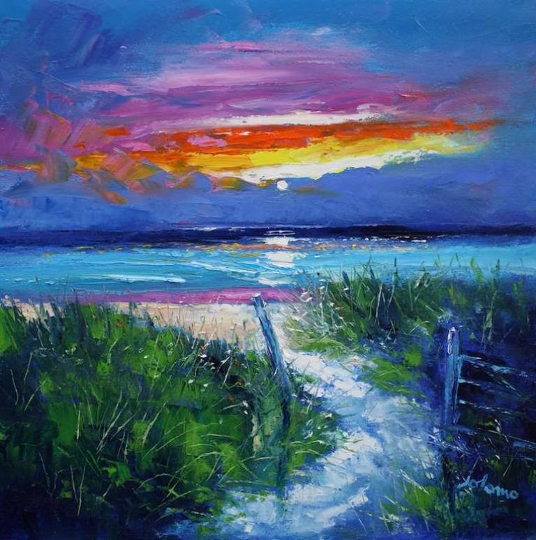 Gate to the Beach of the Seat Iona 24x24.jpg - John Lowrie Morrison