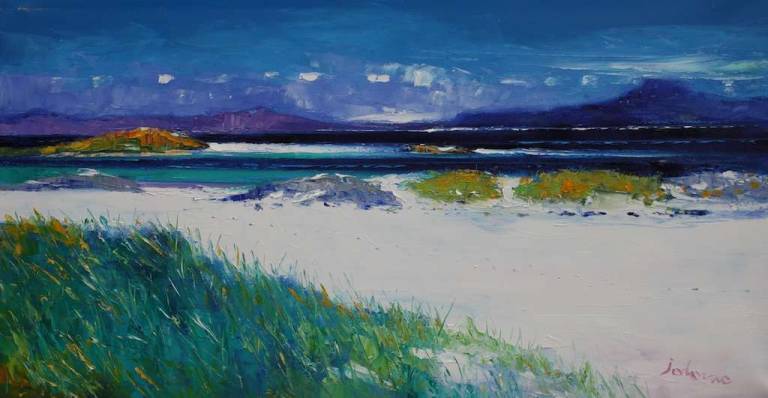 Summerlight Traigh Bhan Isle of Iona 16x30.jpg - John Lowrie Morrison