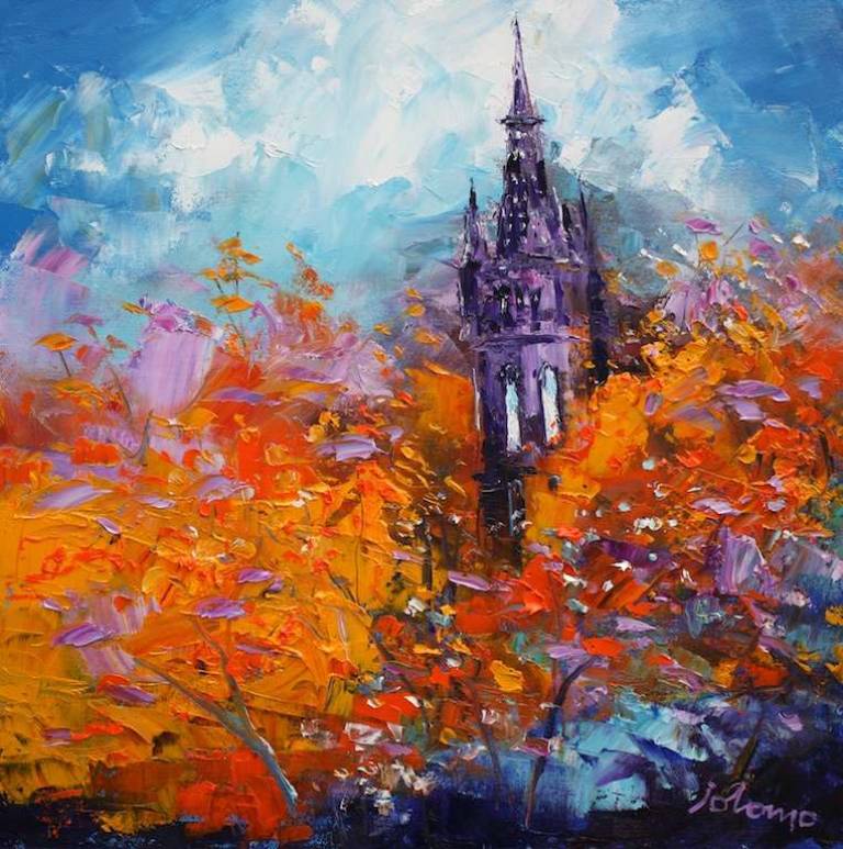 The Glasgow Uni Spire 16x16 SOLD - John Lowrie Morrison