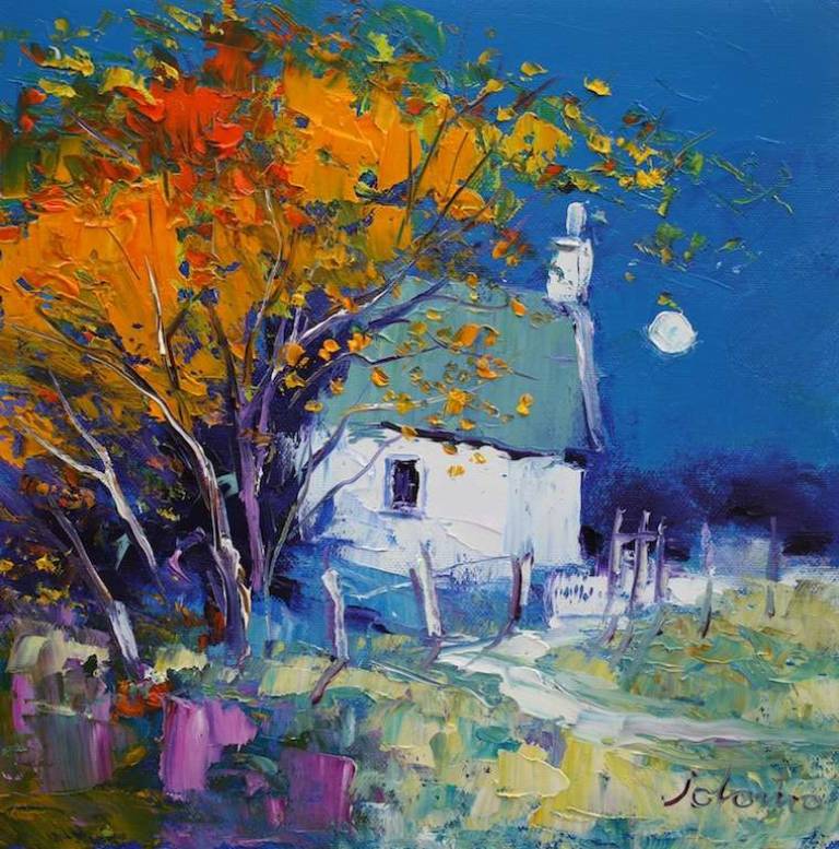 Autumnlight Ardtun Isle of Mull 12x12 - John Lowrie Morrison