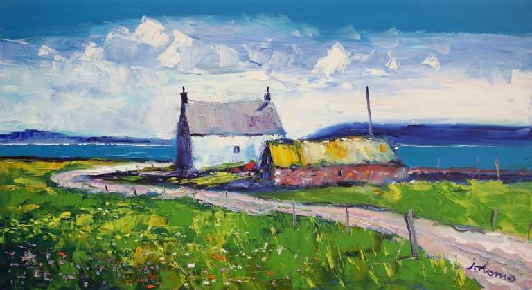 Summerlight Baile Isle of Berneray 18x32 - John Lowrie Morrison