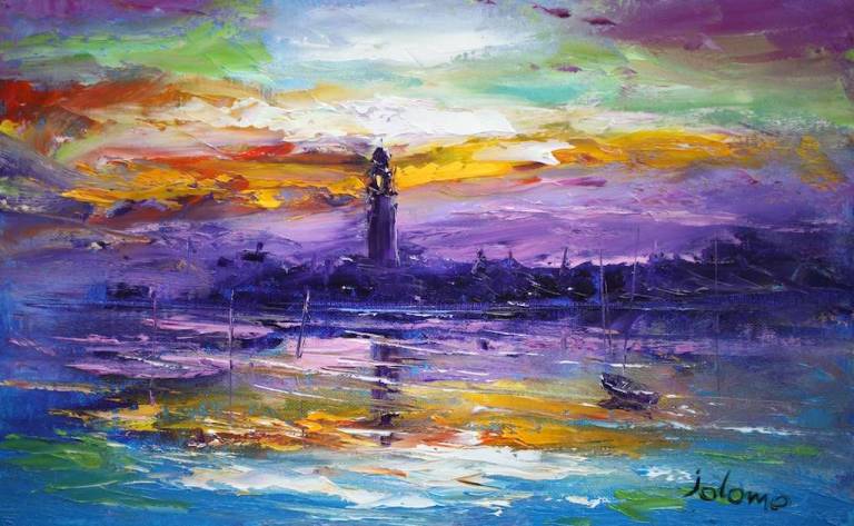 Night Falls On Mazzorbo Venice 10x16 - John Lowrie Morrison