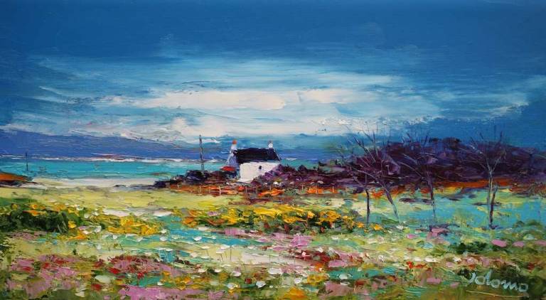 Summer Morninglight Isle of Gigha 10x18 - John Lowrie Morrison