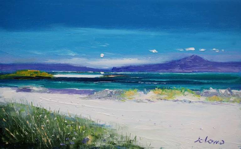Footprints in the sand Iona 10x16 SOLD - John Lowrie Morrison