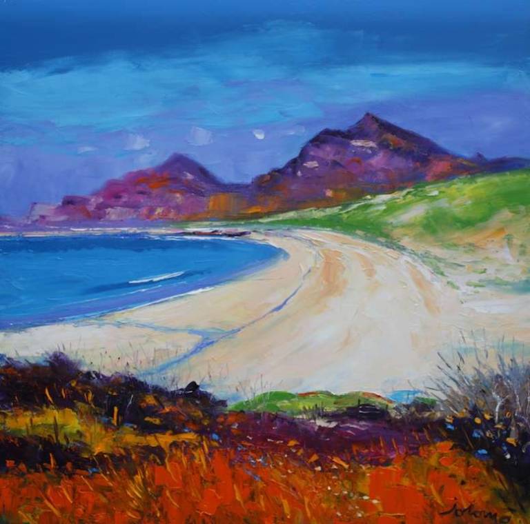 Autumnlight Kiloran Bay Isle of Colonsay 24x24 - John Lowrie Morrison