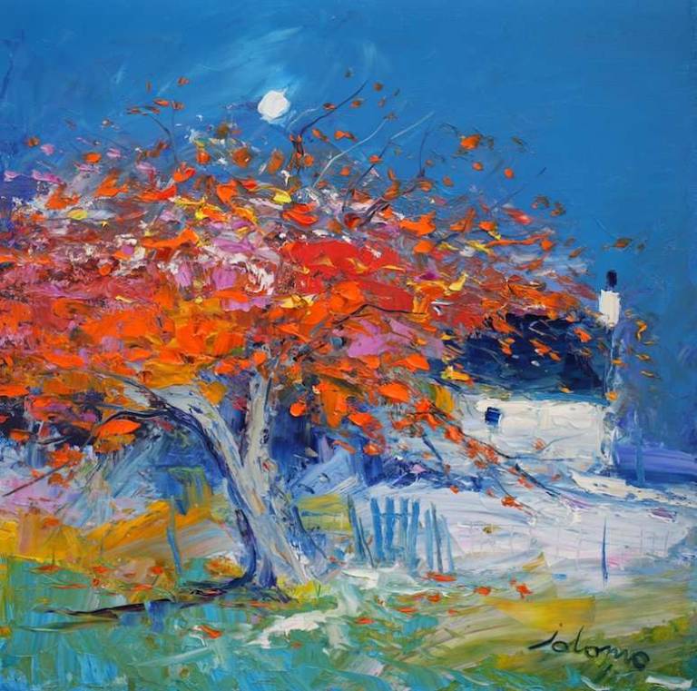 The Blue Gate Isle of Mull 16x16 - John Lowrie Morrison