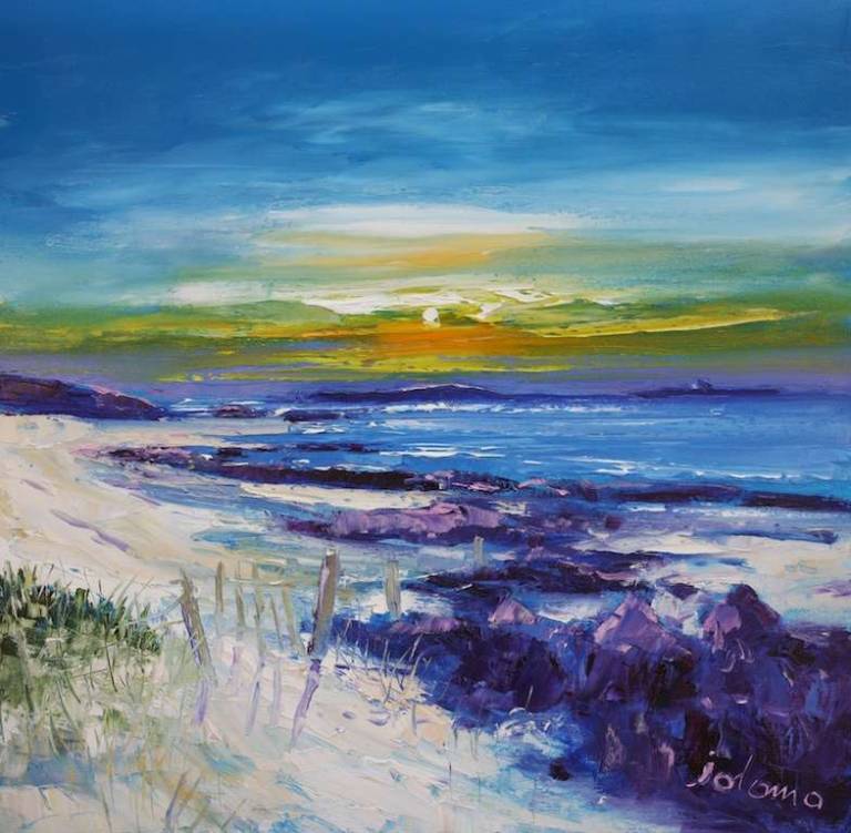 The Open Gate West Side Isle of Iona 20x20 - John Lowrie Morrison