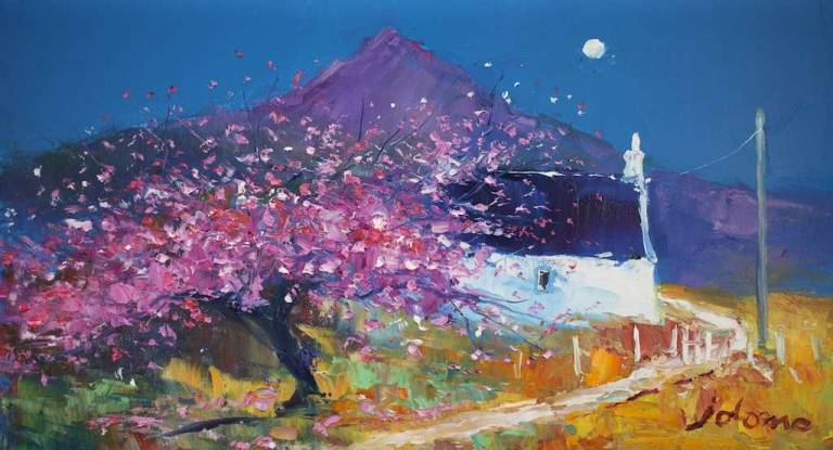 Spring Blossoms Isle Of Arran 10x18 - John Lowrie Morrison