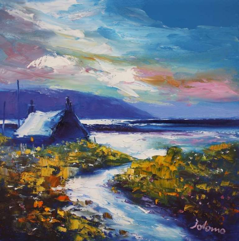 Winterlight On The Mull Of Kintyre 16x16 - John Lowrie Morrison