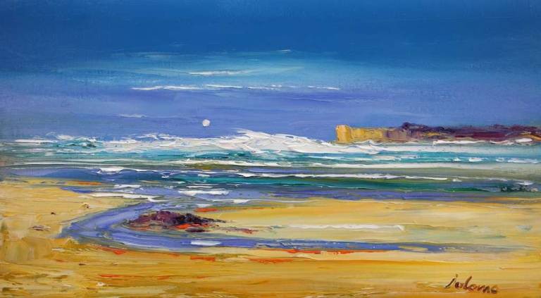 Big Breakers Kiloran Bay Isle of Colonsay 10x18 - John Lowrie Morrison