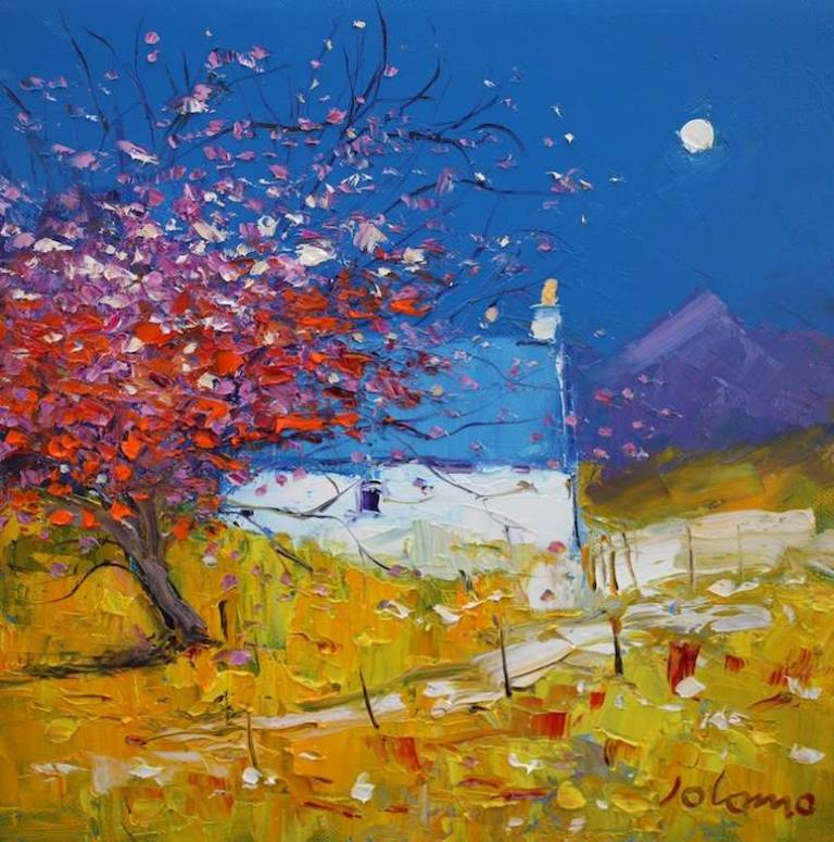Spring Blossoms Isle of Mull 12x12 - John Lowrie Morrison