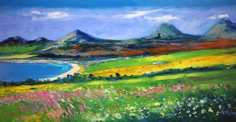 Ardfernal and Traigh-na-Mile Bay Isle of Jura 16x32 - John Lowrie Morrison