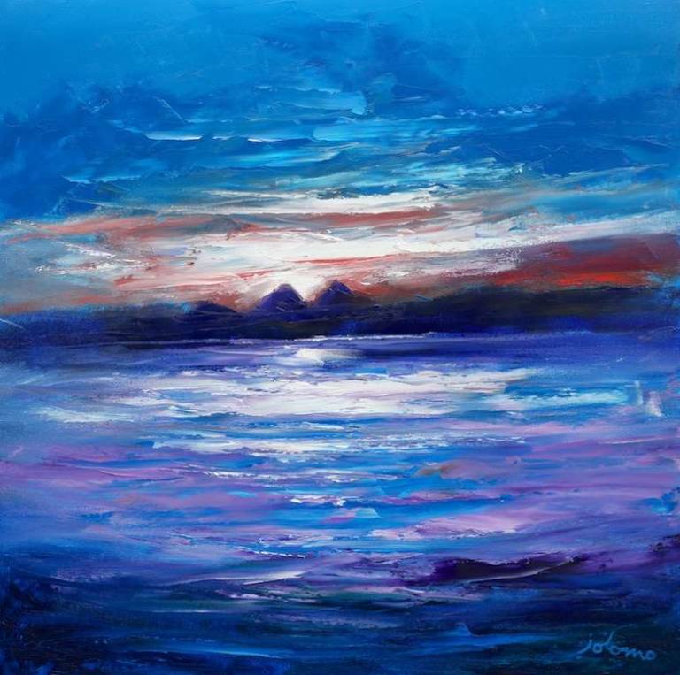 The Magical Light of Loch Sween 24x24 - SOLD - John Lowrie Morrison