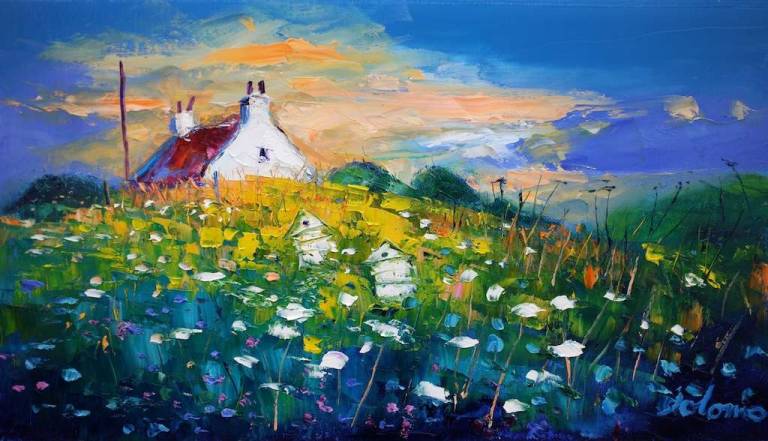 Eveninglight Westport Kintyre 10x18 - John Lowrie Morrison