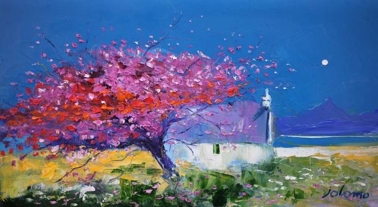 Spring Blossoms Isle of Mull 10x18 - John Lowrie Morrison