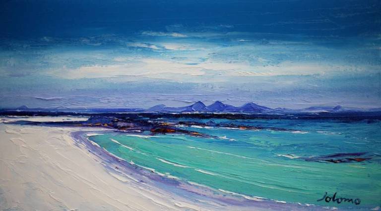 The Paps of Jura Looking from Colonsay 10x18 - John Lowrie Morrison