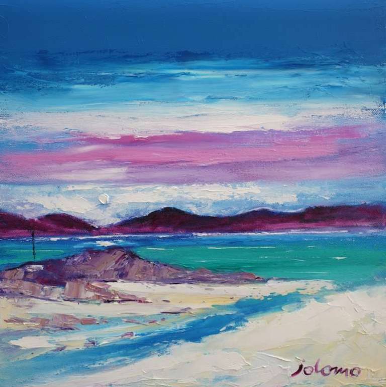 Taransay Looking To Harris & Lewis 12x12 - John Lowrie Morrison