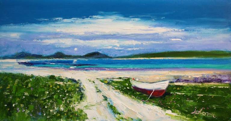Summerlight Isle Of Barra 16x30 - John Lowrie Morrison