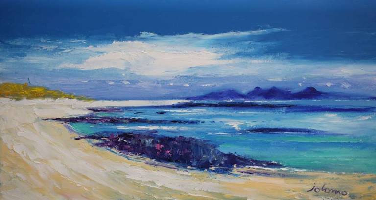 The Paps Of Jura From Isle Of Colonsay 16x30 - John Lowrie Morrison