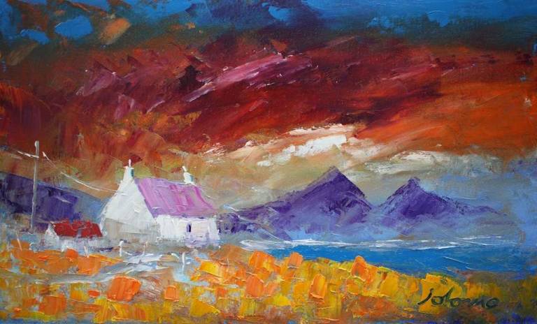 Storm Over Ben More Isle Of Mull 10x16 - John Lowrie Morrison