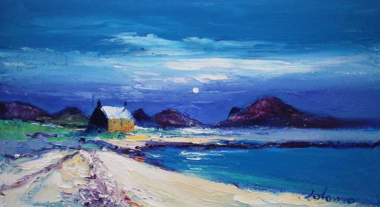 Taransay Looking To The Hills O'Harris 10x18 - John Lowrie Morrison