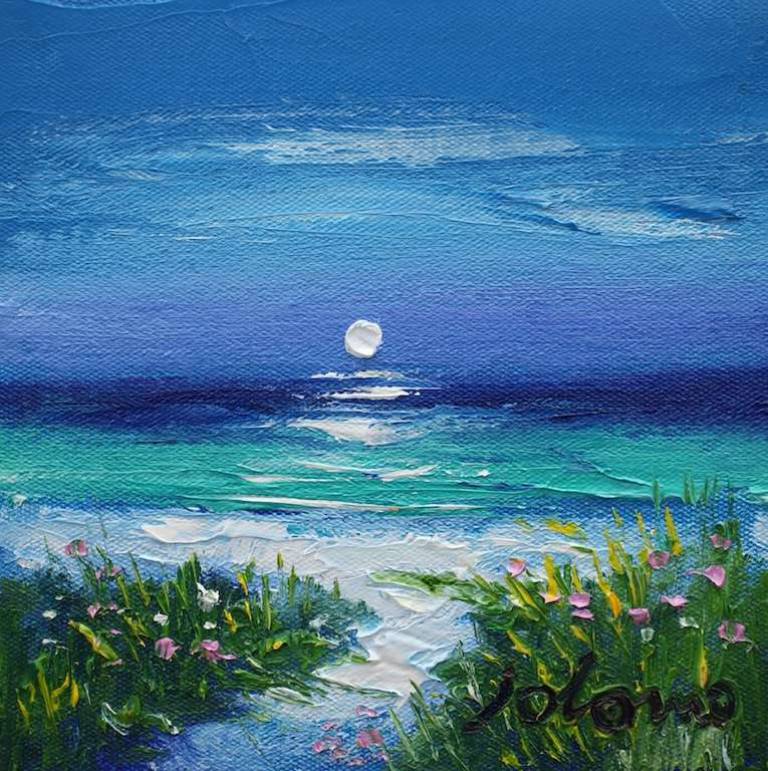 Beach Path Iona 6x6 - John Lowrie Morrison
