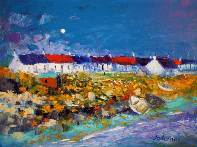 Evening low tide Arinagour Isle of Coll 18x24.jpg - John Lowrie Morrison