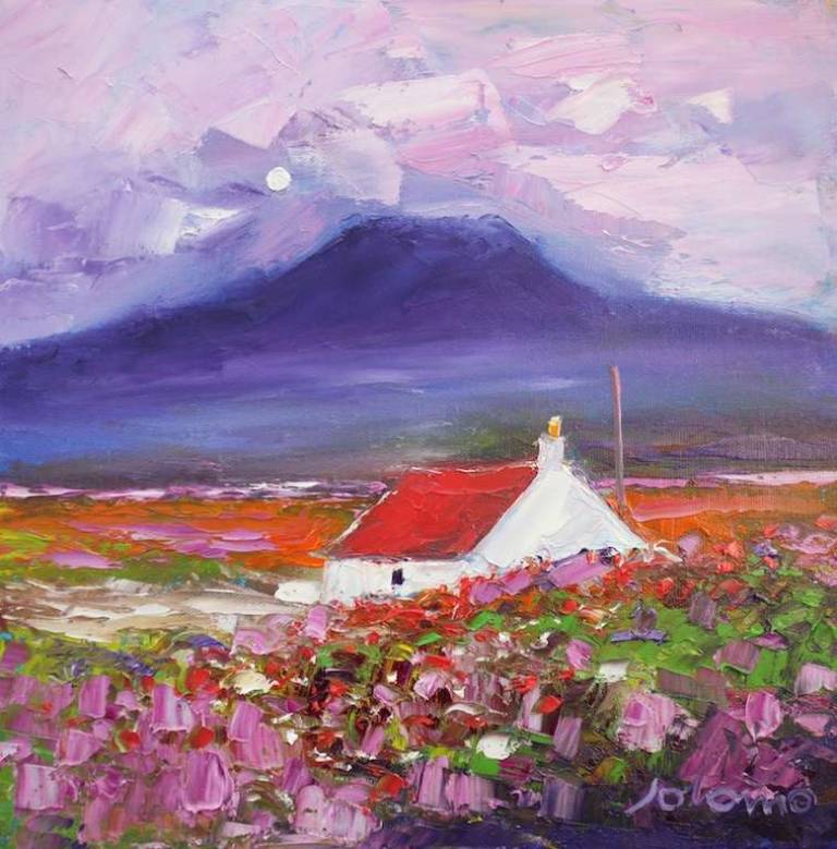 Eveninglight Isle of Mull 12x12 - John Lowrie Morrison