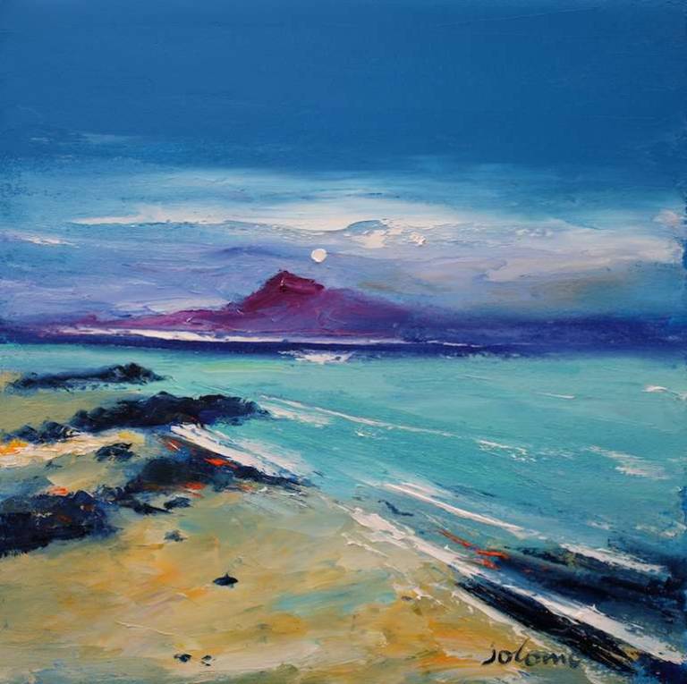 Ben More from Iona 16x16 - John Lowrie Morrison