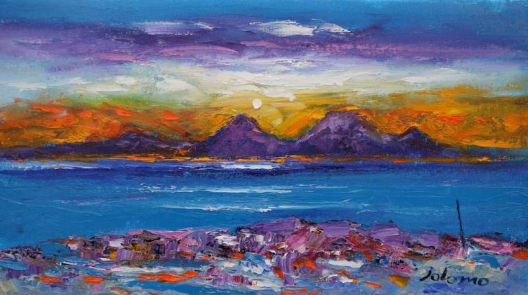 Dawnlight over the Paps of Jura - John Lowrie Morrison