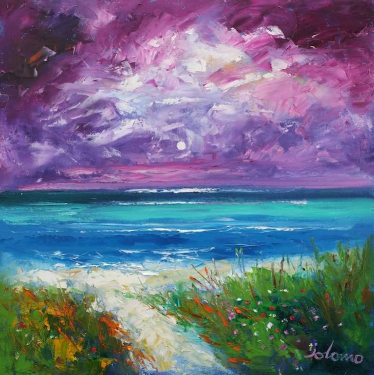 A quiet morninglight Isle of Islay 24x24 - John Lowrie Morrison