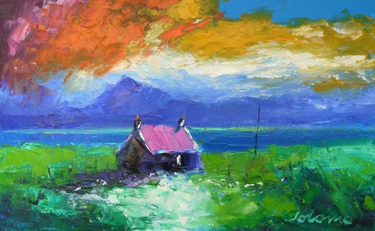 Morninglight North Uist 10x16 - John Lowrie Morrison