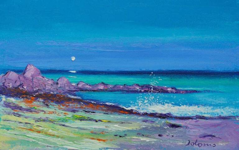 Big rocks Isle of Tiree 10x16 - John Lowrie Morrison