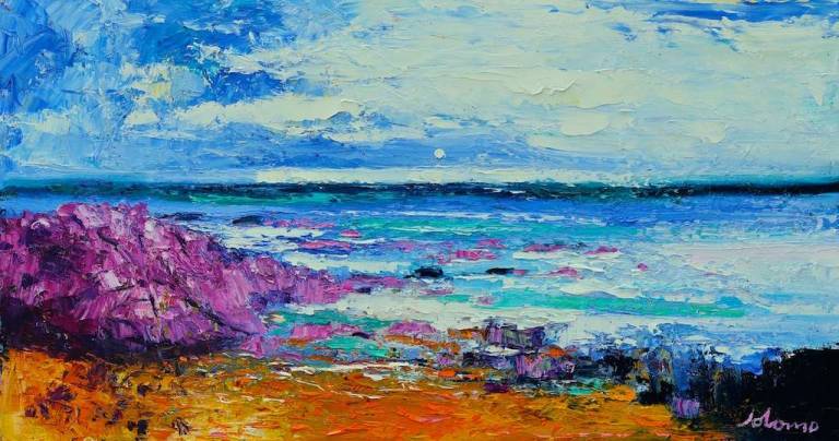 Carskey Bay near Southend Kintyre 16x30 - John Lowrie Morrison