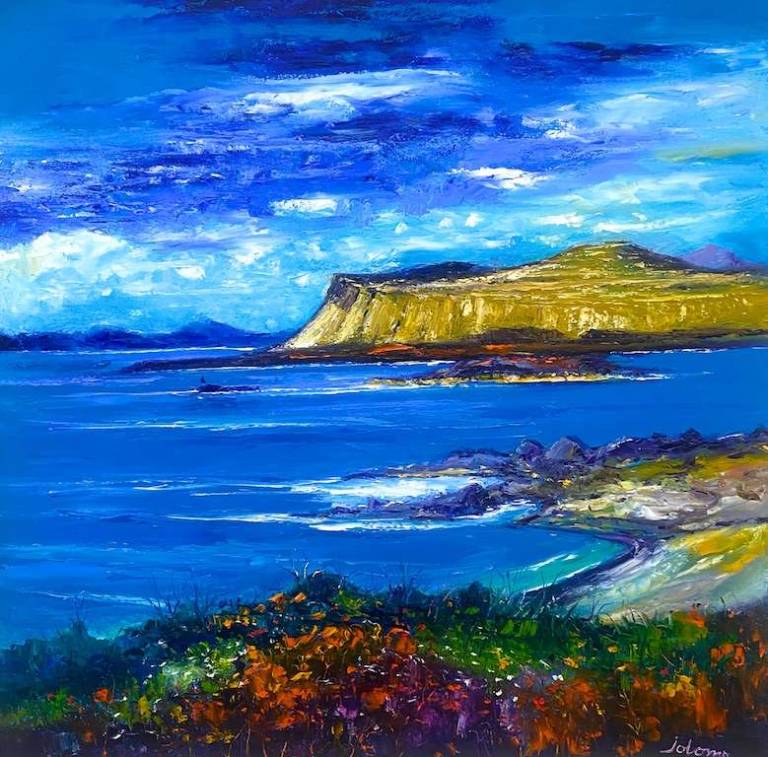 Ardmeanach & The Burg Isle of Mull 36x36 - John Lowrie Morrison