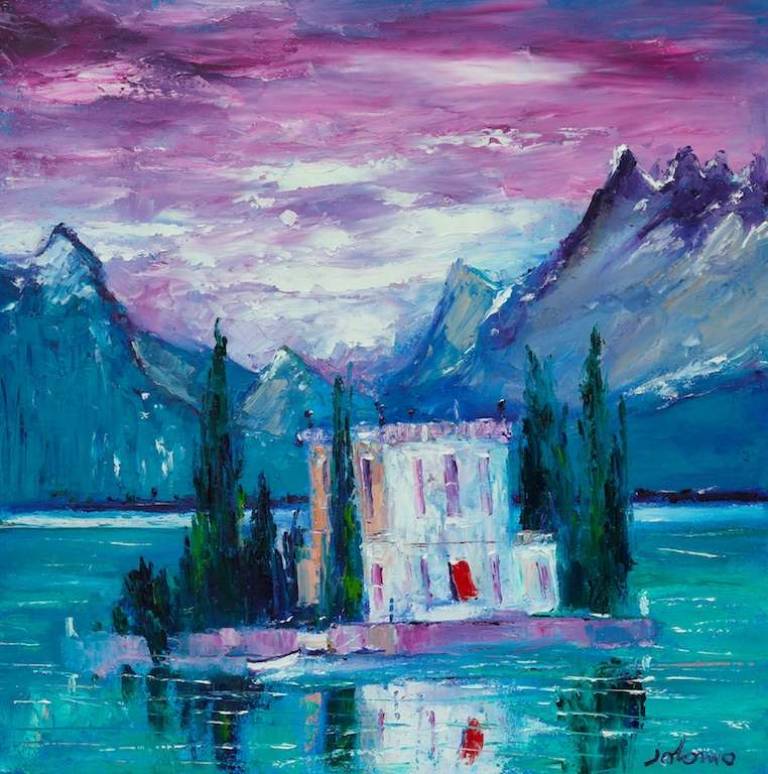 La Dent Du Midi Switzerland 24x24 - John Lowrie Morrison