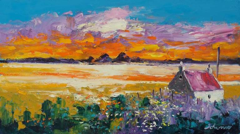 The Isle of Jura looking from Kintyre 18x32 - John Lowrie Morrison