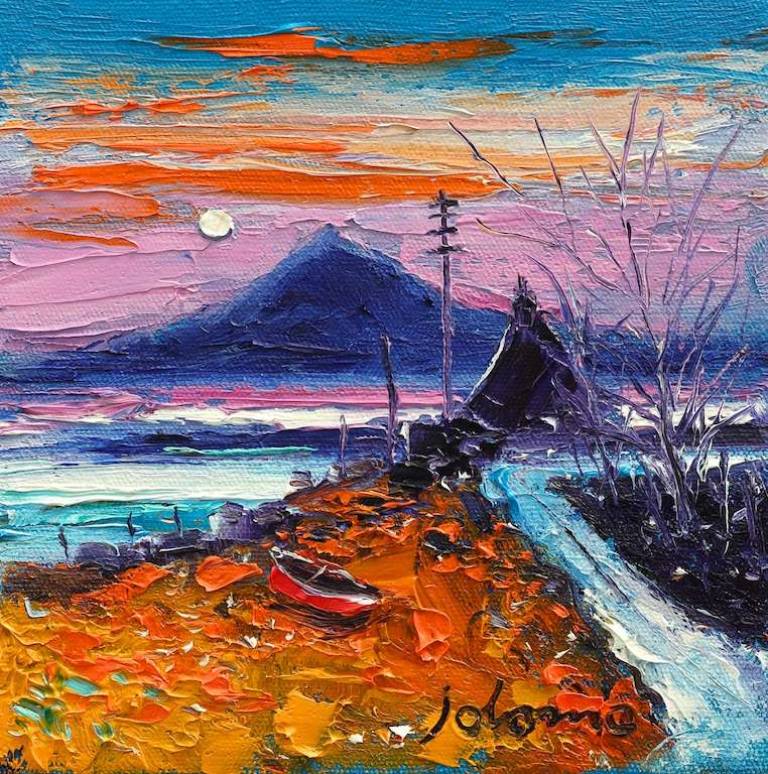 Eveninglight Isle of Mull 6x6 - John Lowrie Morrison